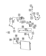 68584821AA - Air Conditioners and Heaters: A/c Suction Line for Mopar Image