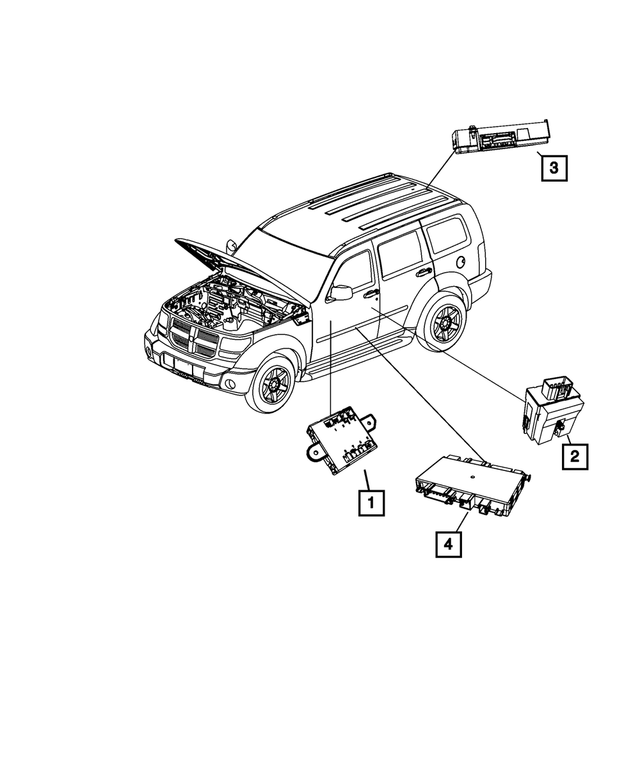 5026862AE - Electrical: Door Module, Right for Mopar Image