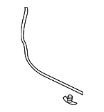 5GM837651A - Body: Door Weather-strip for Volkswagen: Golf, Golf Alltrack, Golf SportWagen, GTI Image