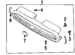 91061AC250 - Body: Grille Assembly for Subaru: Legacy Image