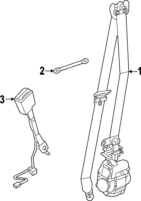 Seat Belt for 2024 BMW i4 #0