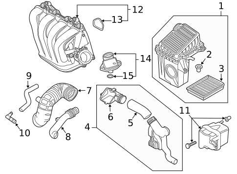 Air Intake for 2005 Mini Cooper #1