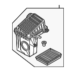 13721477831 - : Air Filter And Housing Assembly for Mini: Cooper Image