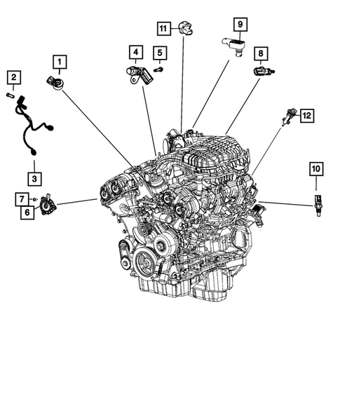 Sensors for 2013 Jeep Wrangler #1