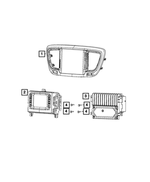 68323695ZH - : Multi Media Radio for Mopar Image