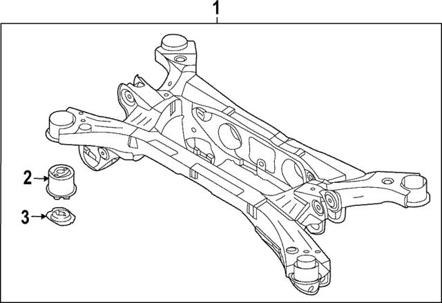 55405K5000 - : Cross-Member for Hyundai Image