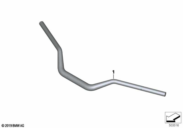 32711614641 - Ergonomics &amp; Comfort: Handlebar for BMW-Motorrad Image