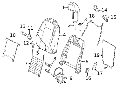 Front Seat Components for 2018 Volkswagen Beetle #3