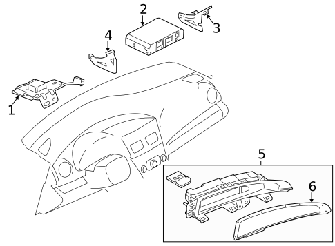 Navigation System Components for 2011 Mazda 3 #0