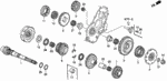23566PF4000 - Transmission - Automatic: HUB, REVERSE SELECTOR for Honda Image