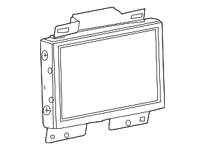 8A5Z10E899A - Body: Display Assembly - Navigation for Ford Image