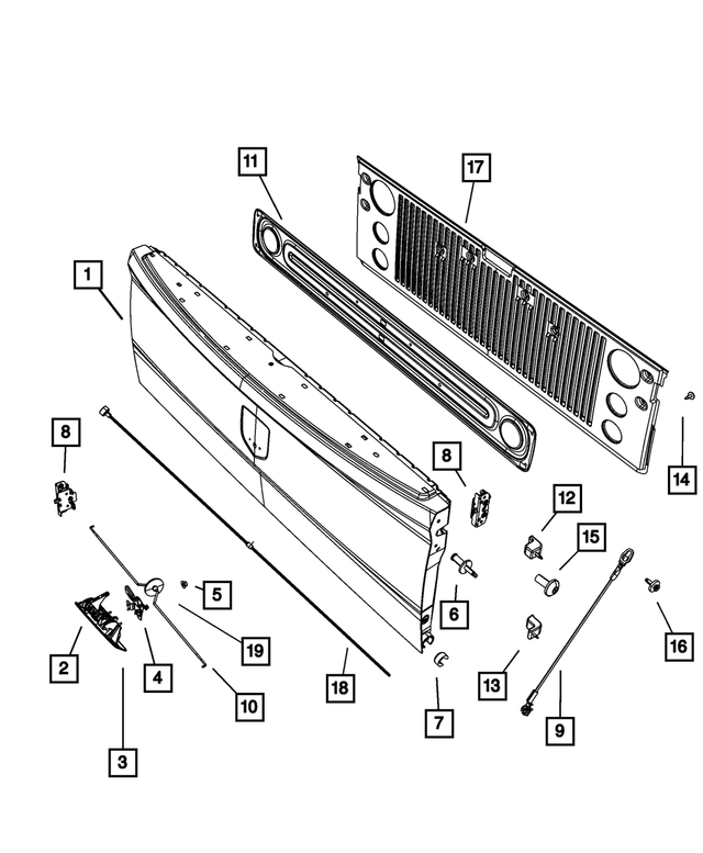 5182267AA - Body Sheet Metal Except Doors: Anti-rattle Disc Silencer for Mopar Image image