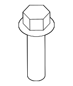 9YA02121S - Steering: Gear Assembly Mount Bolt for Mazda: 6 Image