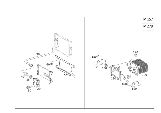 4635006931 - Radiator: Holder for Mercedes-Benz: G65 AMG Image image