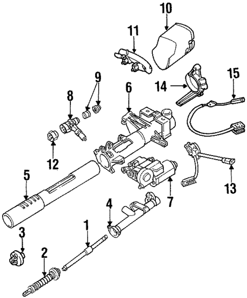 Ignition Lock for 1992 Mercedes-Benz 400 E #0
