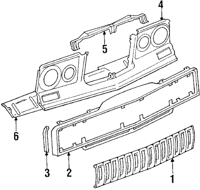 J5752836 - Body: Grille for Mopar Image