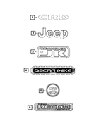 68222314AA - Exterior Ornamentation: Nameplate for Mopar Image