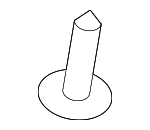 C2S9354020 - Body: Rocker Molding Rivet for Jaguar Image