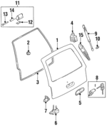 K01862310 - : Lock for Kia: Sportage Image