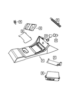 6AN36DX9AC - Interior Trim: Floor Console for Mopar Image image