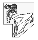 70100A7A25 - Body: Quarter Panel Assembly for Kia: Forte Koup Image