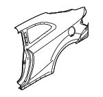 71503A7C25 - Body: Quarter Panel for Kia: Forte Koup Image