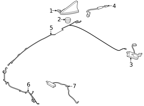 Antenna & Radio for 2023 Genesis G90 #0