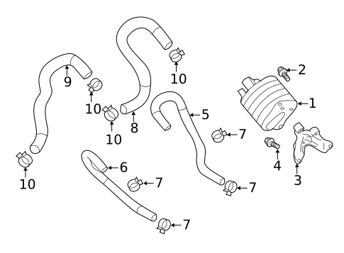 Trans Oil Cooler Lines for 2020 Subaru Forester #0