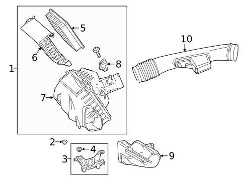Air Intake for 2025 Lexus LC500h #0