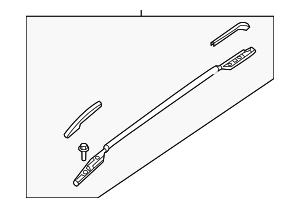 738219TB0A - : Roof Rail for Nissan: Rogue Image