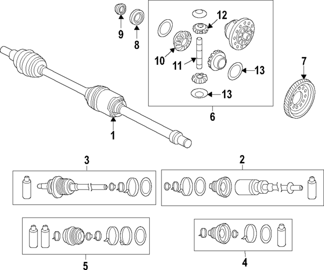 FZ4127258 - : Automatic Transmission Differential Side Gear Thrust Washer for Mazda Image