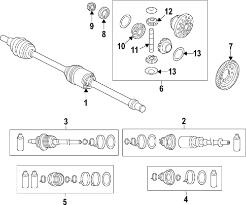 Differential for 2024 Mazda 3 #0