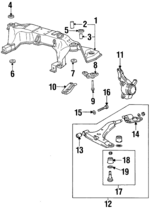 5451737110 - : Ball Joint Cover for Hyundai: Sonata Image