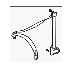 16386029859A86 - Electrical: Retractor for Mercedes-Benz Image