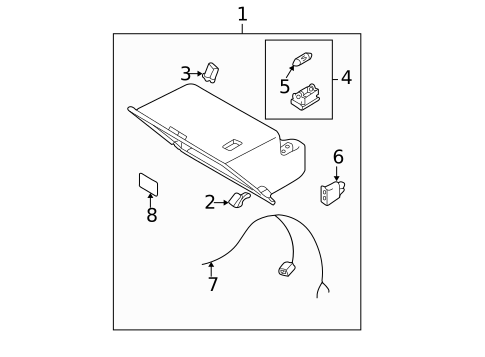 Glove Box for 2006 Hyundai Tiburon #0