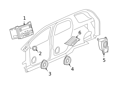 Sound System for 2007 Pontiac Torrent #0