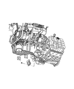 6503193 - 62TE; 6-Speed; Automatic Transaxle: Hex Head Bolt And Coned Washer for Mopar Image