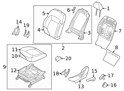 Power Seats for 2016 Kia Sportage #1