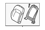 883033W680EAN - : Seat Back Assembly for Kia: Sportage Image