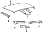 F6DZ7450202A - Body: Roof Panel for Ford: Taurus | Mercury: Sable Image