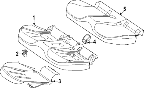 Rear Seat Components for 2024 Mercedes-Benz E450 #5