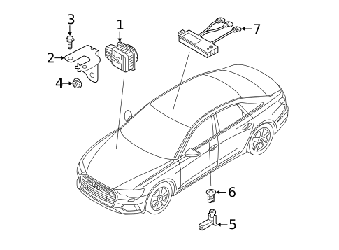 Alarm System for 2025 Audi S7 Sportback #0