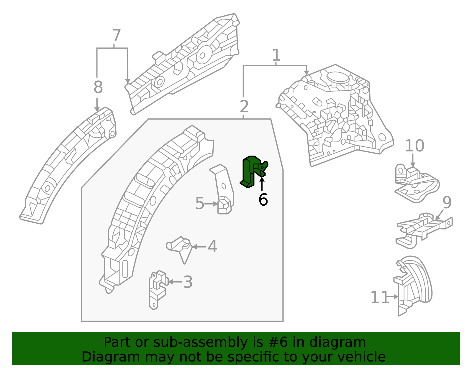 60653-3W0-A00ZZ - 2023-2025 Honda HR-V - Stop Bracket | Genuine Honda Parts