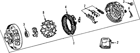 Alternator for 1987 Dodge Daytona #0