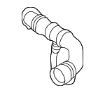 11537505228 - Cooling System: Upper Hose for BMW: 540i, 740i, 740iL Image