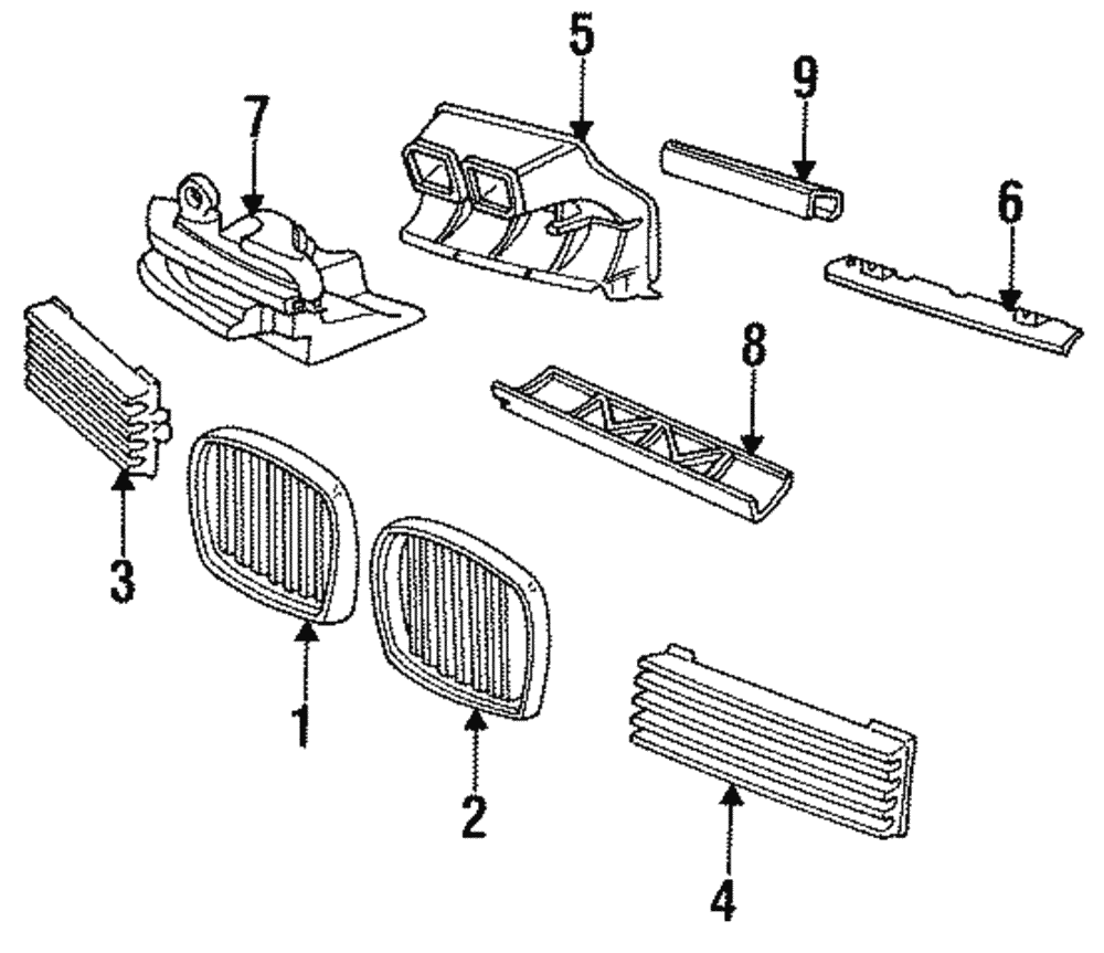 Air Duct - BMW (51711970184)
