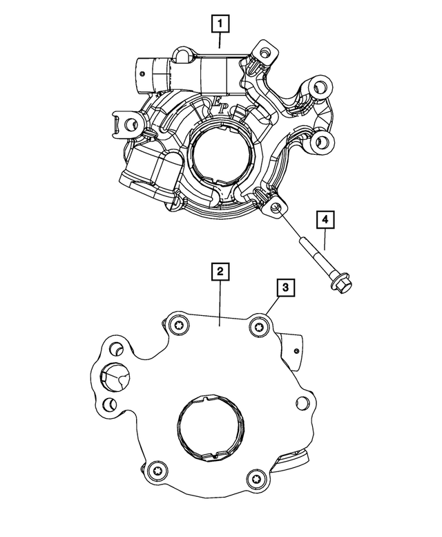 6100932 - 3.7L Gas; Engine: Hex Flange Head Bolt, Mounting for Mopar Image