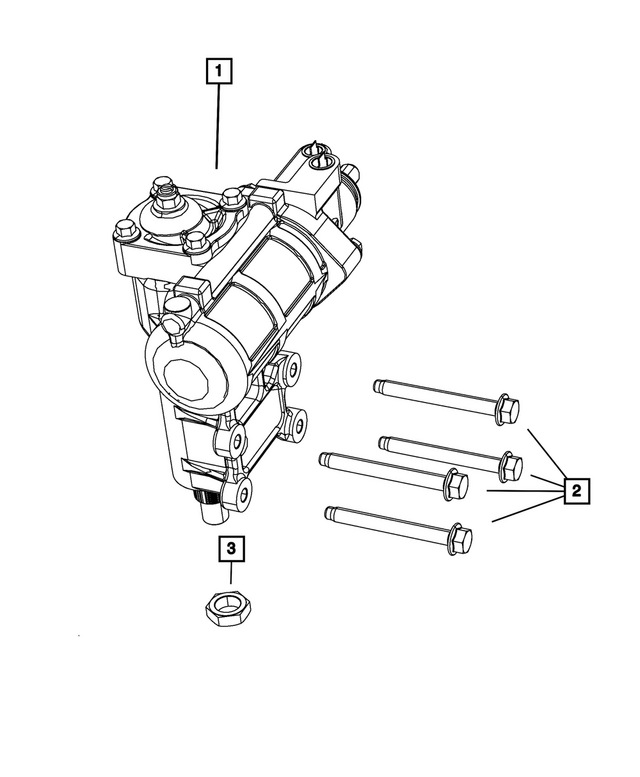 68624750AB - Steering: Power Steering Gear for Mopar Image