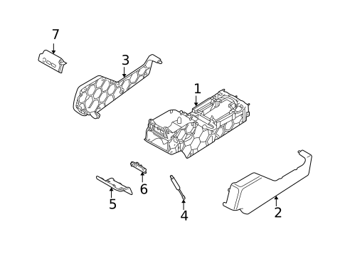 Console for 2005 Land Rover Range Rover #1