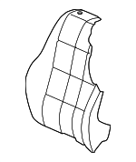 4G8881805CR0C - : Seat Back Cover for Audi: A7 Quattro, RS7, S7 Image